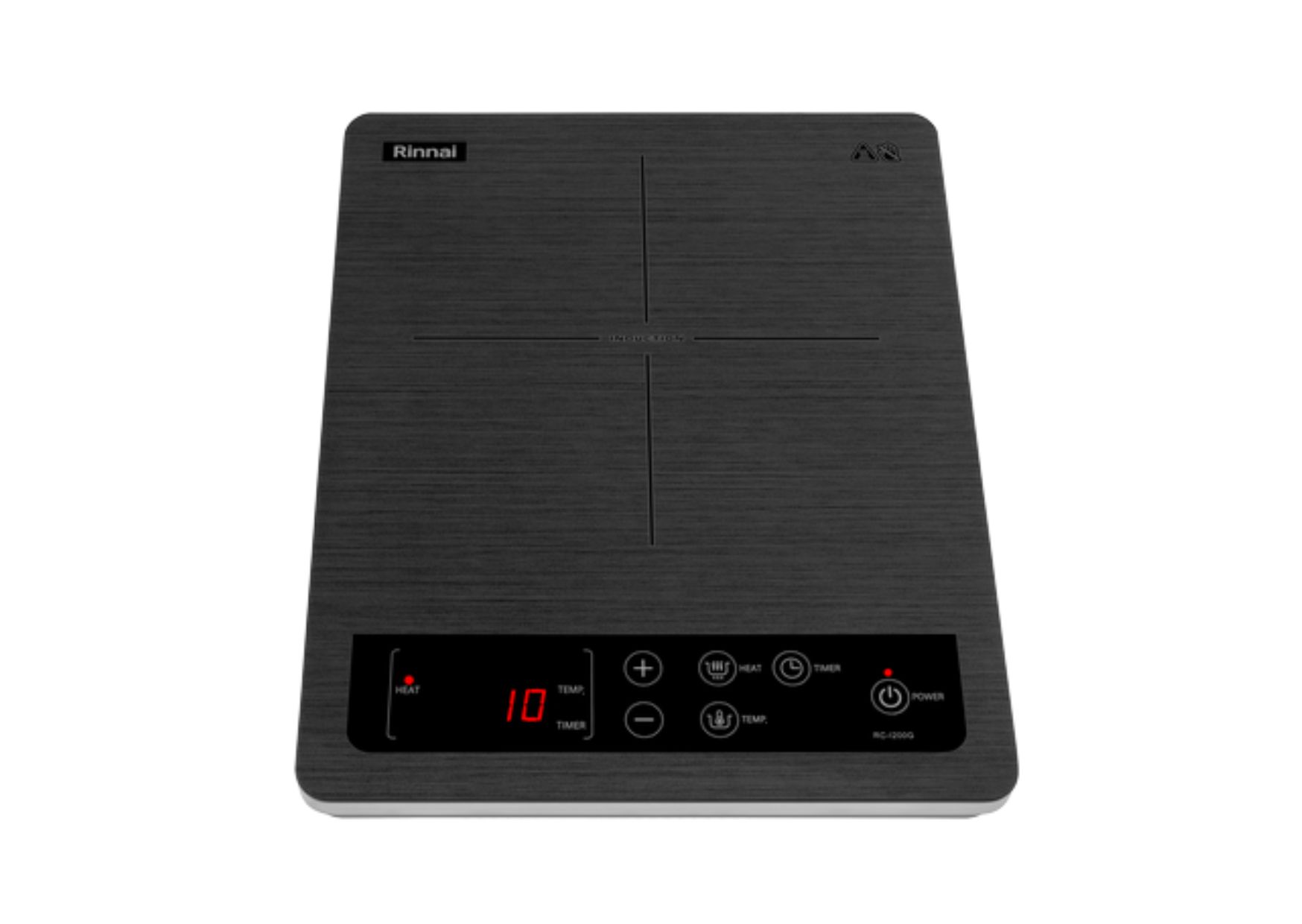 Induction portable hob with touch control