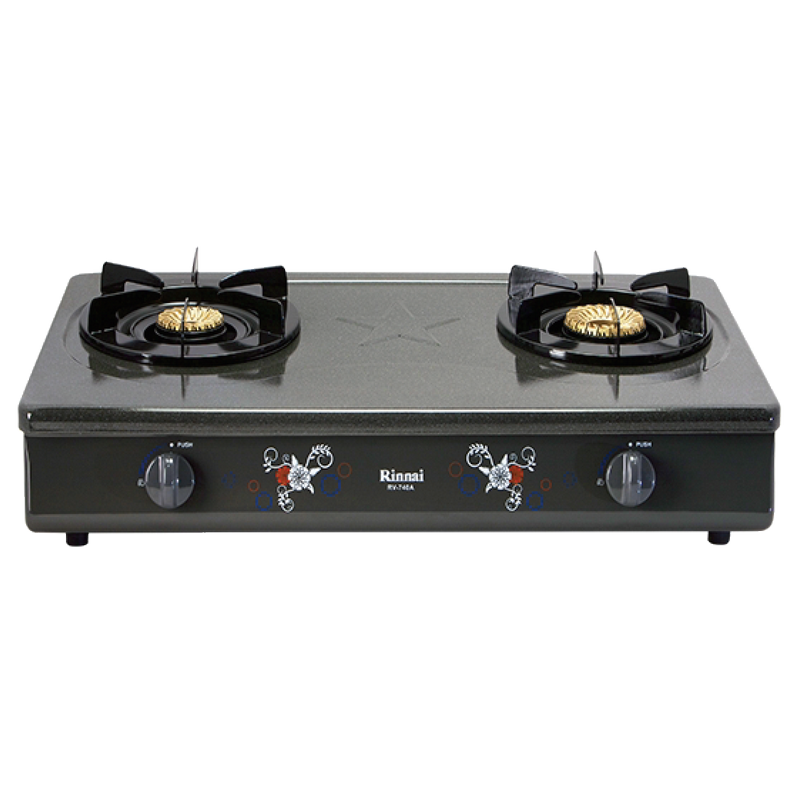 Gas table cooker 590mm enameled top plate